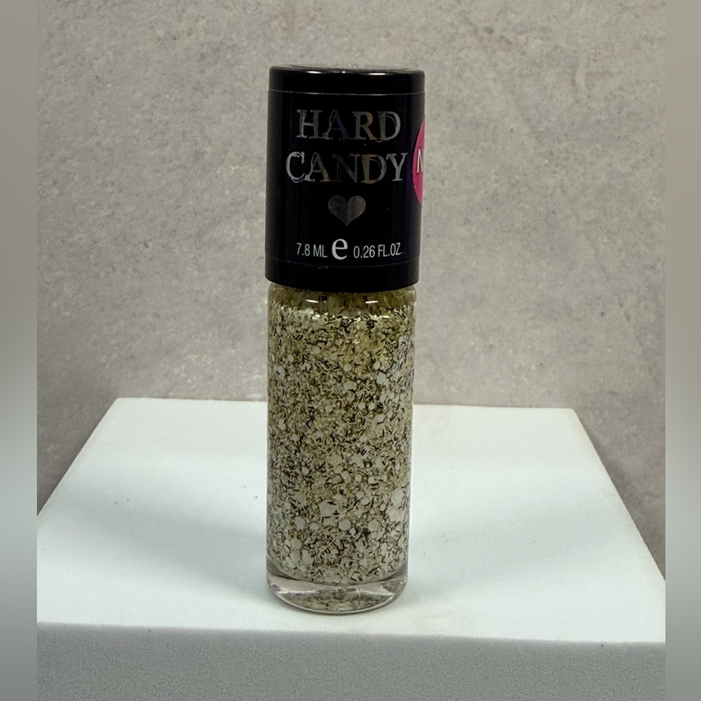 🩷5/$10 Hard Candy Glitter Top Coat Nail Polish - Gold Flakes